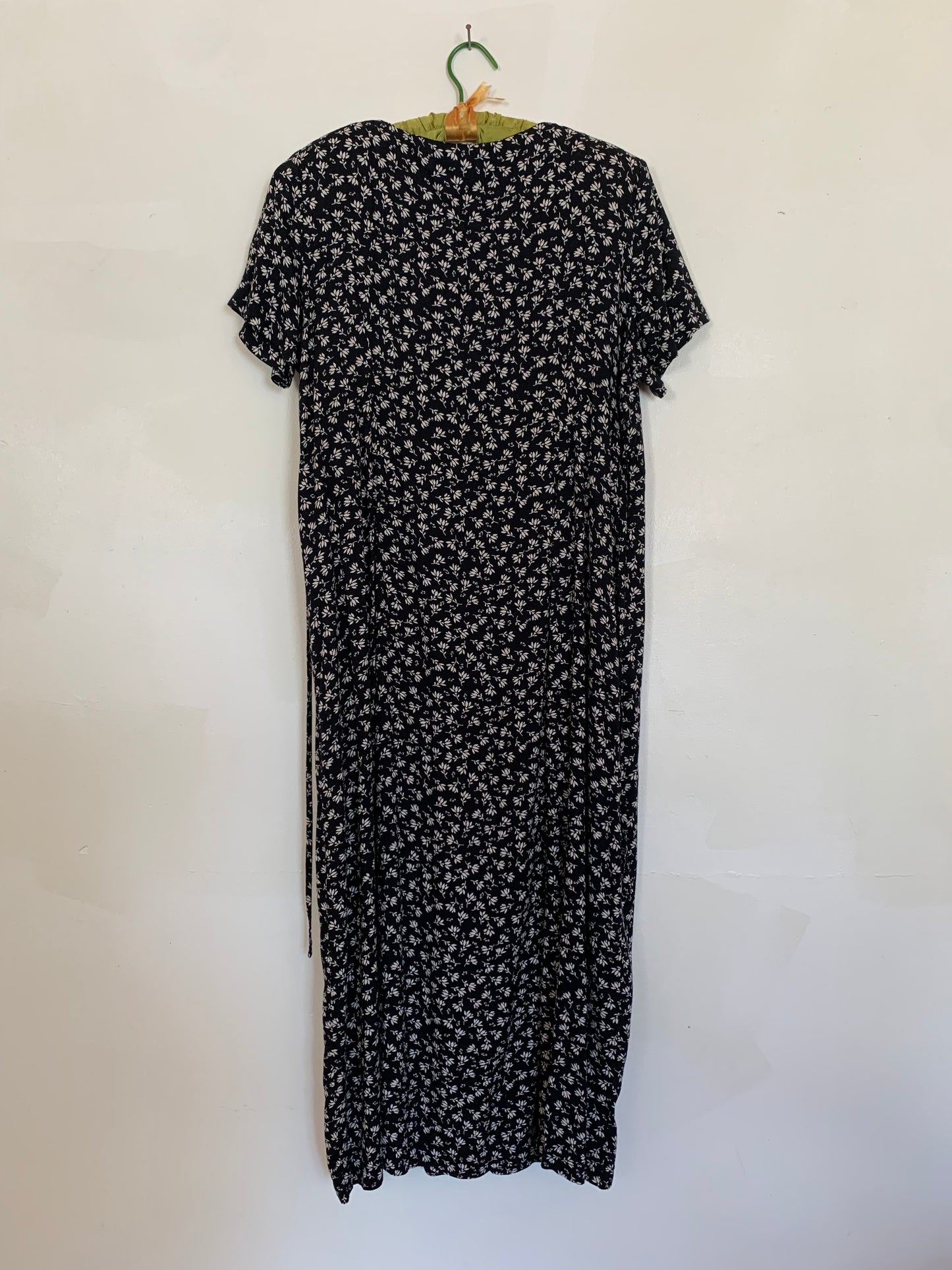 Dark floral maxi dress