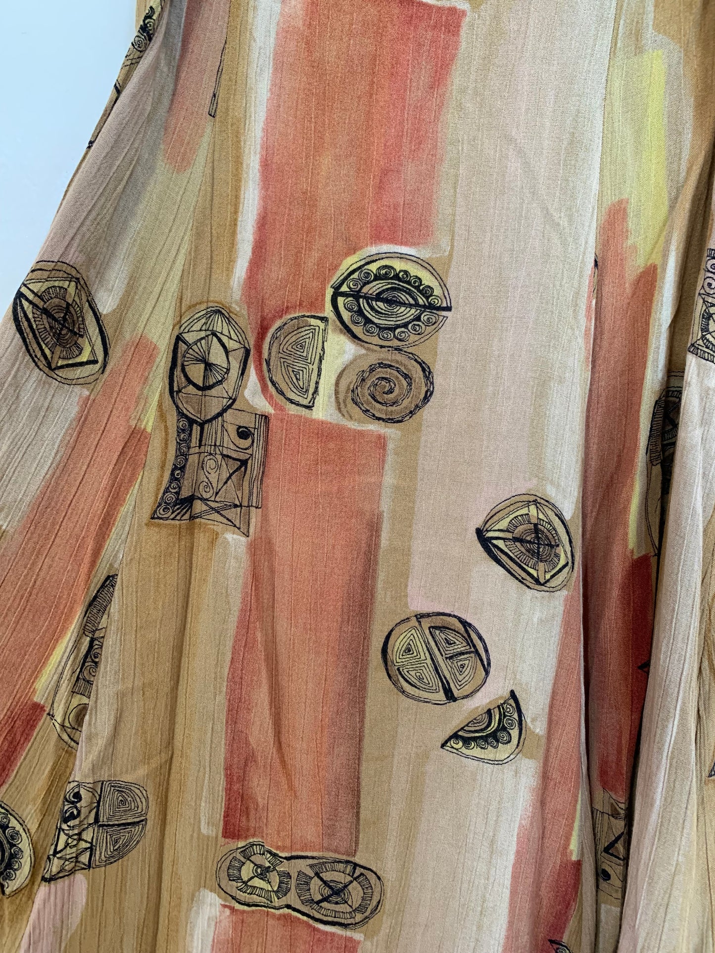 90s earthy maxi dress