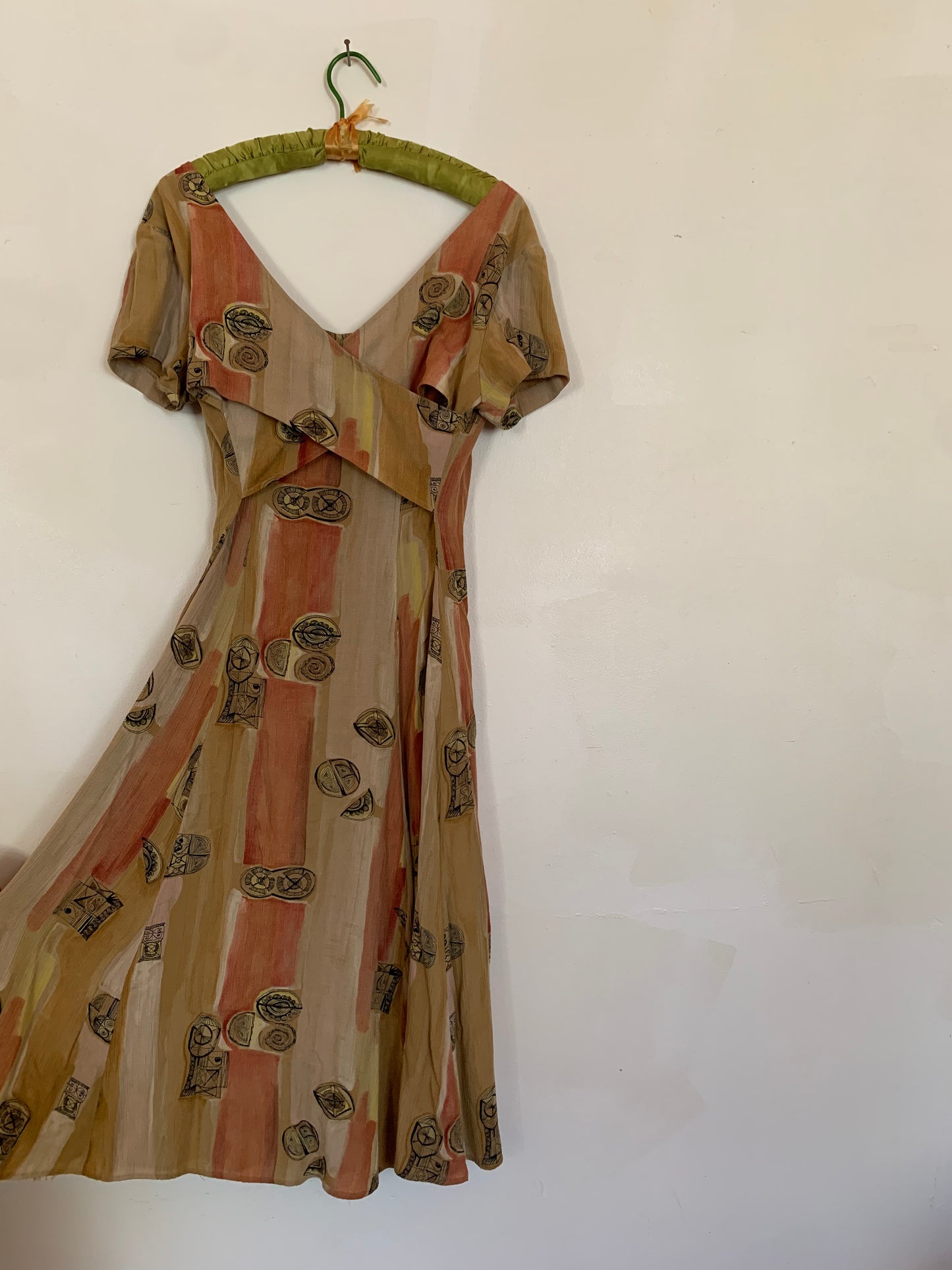 90s earthy maxi dress