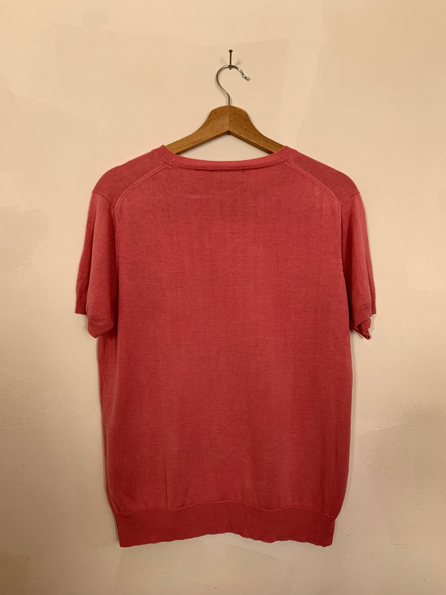 Bubblegum silk knit t-shirt
