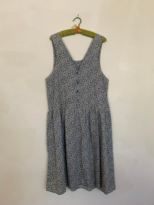 Handmade misty floral dress