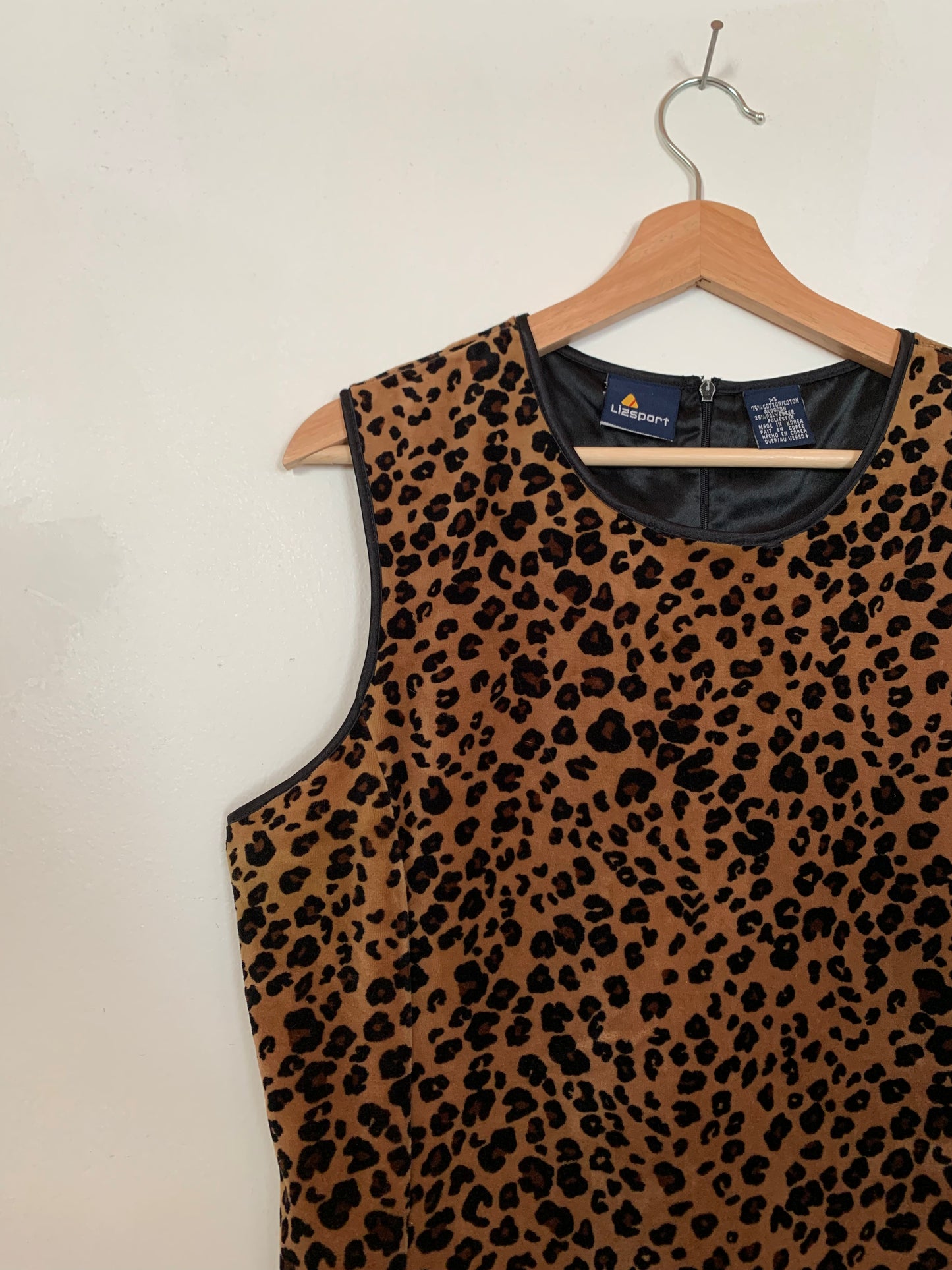 Cheetah print dress
