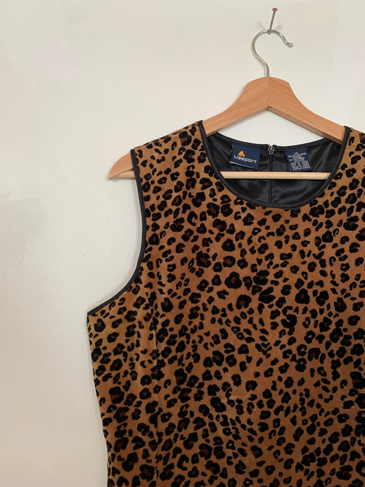 Cheetah print dress